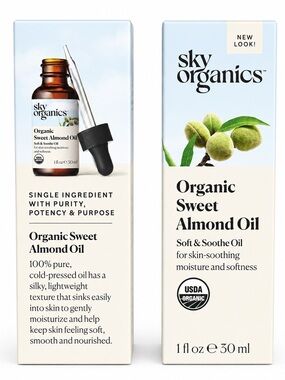 Sky Organics-Organic Sweet Almond Oil - Pack of 2